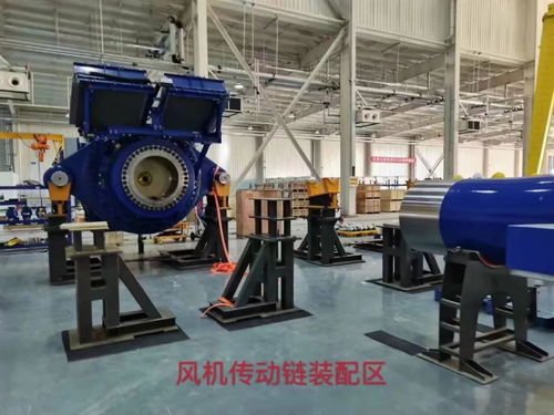 遠景能源風(fēng)儲一體化高端總裝基地內(nèi)蒙古自治區(qū)錫林浩特市首臺套風(fēng)機主機下線